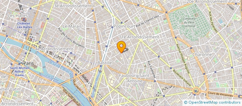 localisation de l'entreprise STANDARD DESIGN HOTEL  PARIS