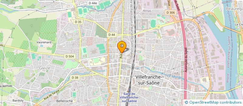 localisation de l'entreprise STANDARD-DIN  VILLEFRANCHE-SUR-SAONE