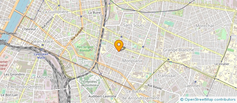 localisation de l'entreprise STANDARD OUTILLAGE à LYON