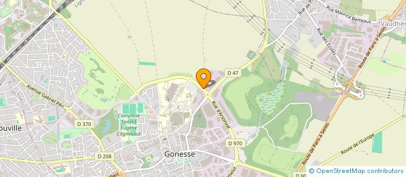 localisation de l'entreprise STANDARDAERO FRANCE à GONESSE