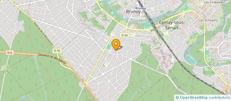 localisation de l'entreprise STANDART à BRUNOY
