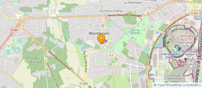 localisation de l'entreprise STANDART CONCEPT SARL à MONTEVRAIN