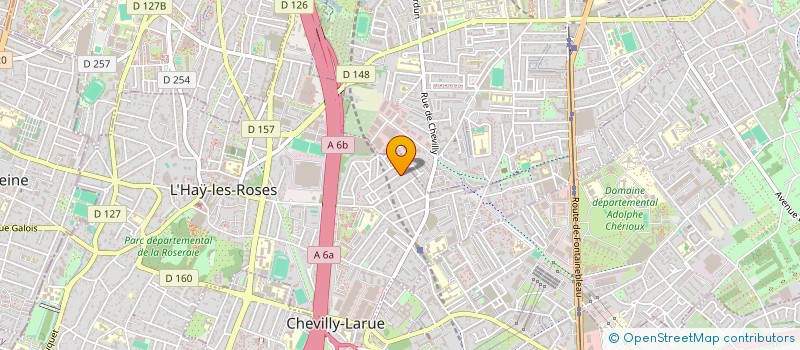 localisation de l'entreprise STANDCOM  L'HAY-LES-ROSES