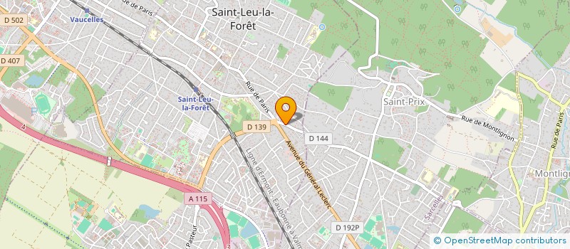 localisation de l'entreprise STANDCOM  SAINT-LEU-LA-FORET