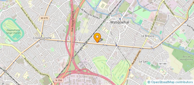 localisation de l'entreprise STANDING à WASQUEHAL