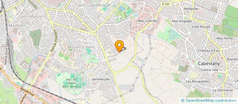 localisation de l'entreprise STANDING  PERPIGNAN