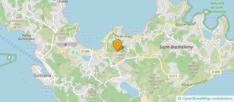 localisation de l'entreprise STANDING à SAINT BARTHELEMY
