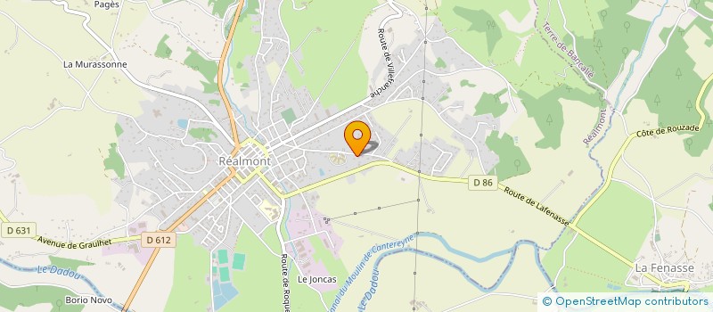 localisation de l'entreprise STANDING  REALMONT