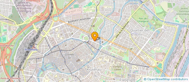 localisation de l'entreprise STANDING ALPHA à STRASBOURG