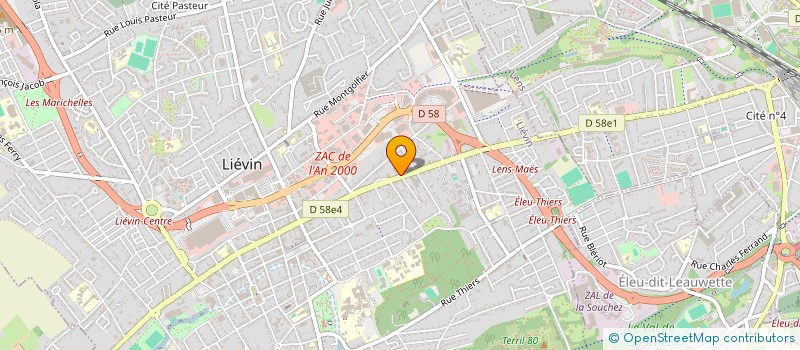 localisation de l'entreprise STANDING-COLOC-IMMO  LIEVIN