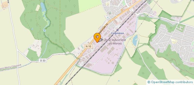 localisation de l'entreprise STANDING FERMETURES à COIGNIERES