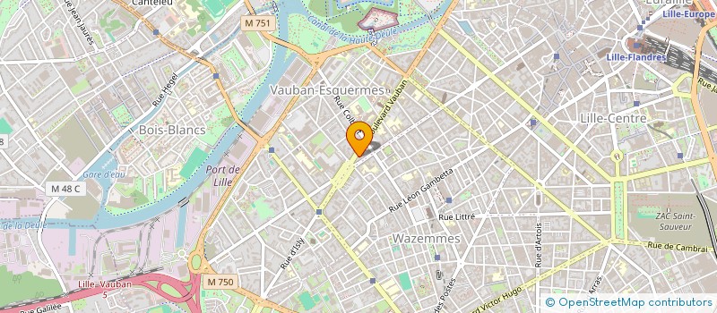 localisation de l'entreprise STANDING IMMO à LILLE