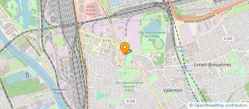 localisation de l'entreprise STANDING PARIS  CRETEIL