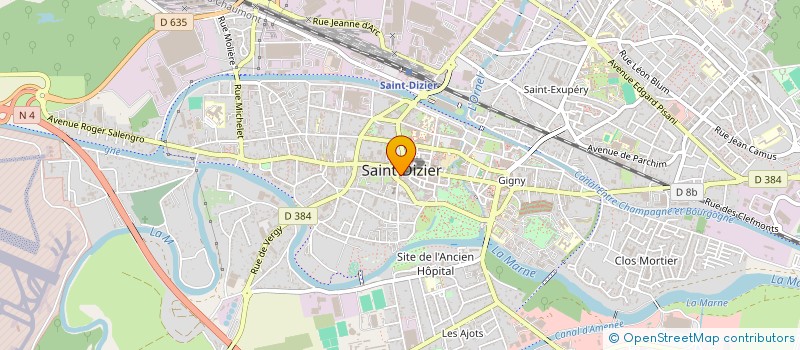 localisation de l'entreprise STANDIS à SAINT-DIZIER