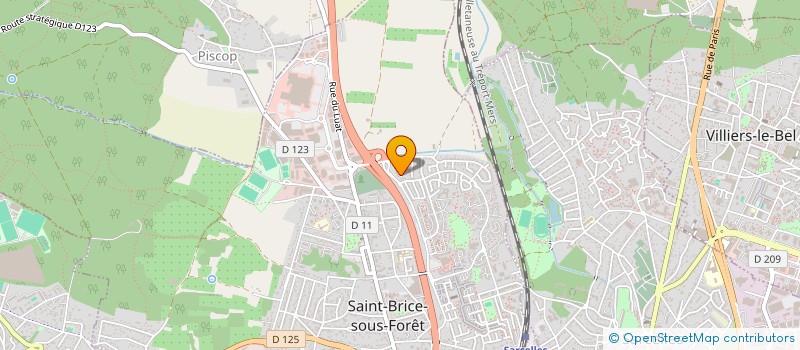 localisation de l'entreprise STANE à SAINT-BRICE-SOUS-FORET