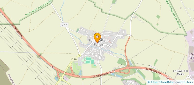 localisation de l'entreprise STANER  BORAN-SUR-OISE