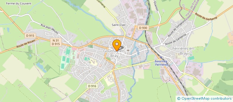 localisation de l'entreprise STANEY à GOURNAY-EN-BRAY