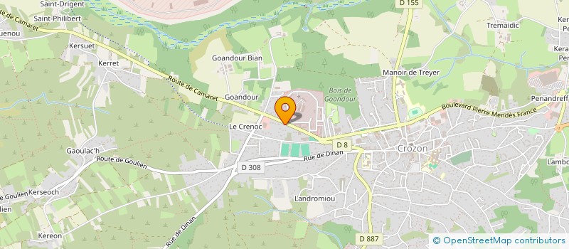 localisation de l'entreprise STANG AR HOAT  CROZON