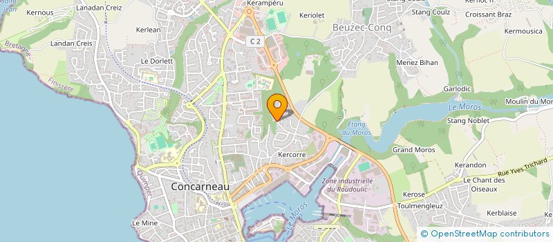 localisation de l'entreprise STANG DOUR BM 75  CONCARNEAU