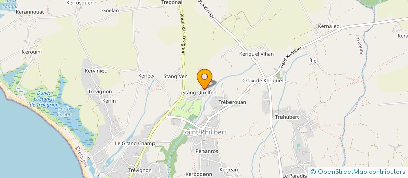 localisation de l'entreprise STANG LAUNO  TREGUNC