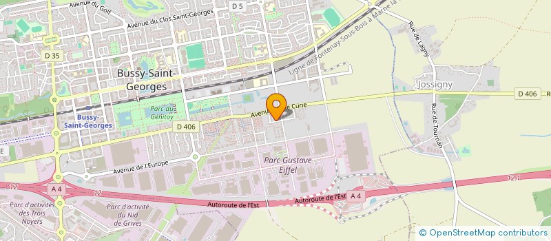 localisation de l'entreprise STANG TECH SERVICES  BUSSY-SAINT-GEORGES