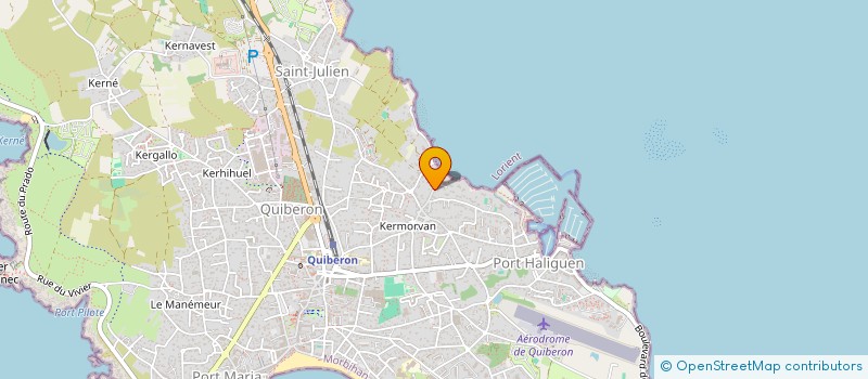 localisation de l'entreprise STANGO  QUIBERON