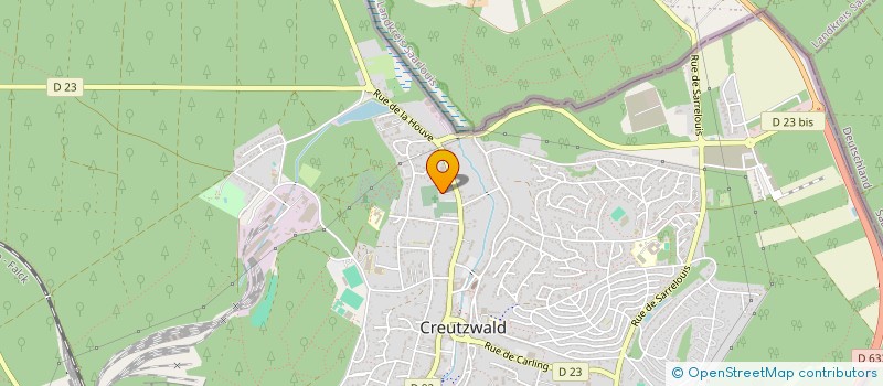 localisation de l'entreprise STANHIN  CREUTZWALD