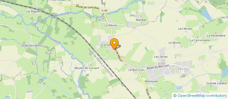 localisation de l'entreprise STANIM II  PERREX