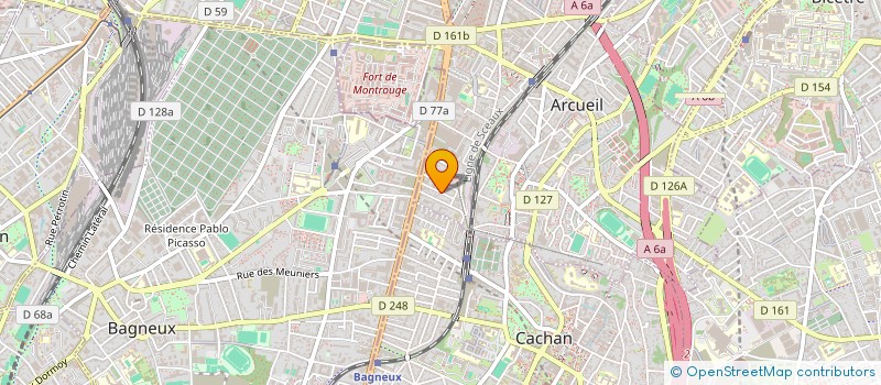 localisation de l'entreprise STANIMMO à ARCUEIL