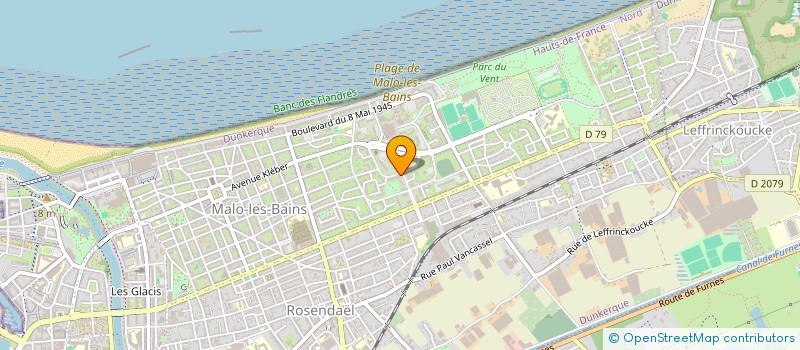 localisation de l'entreprise STANISLAS à DUNKERQUE