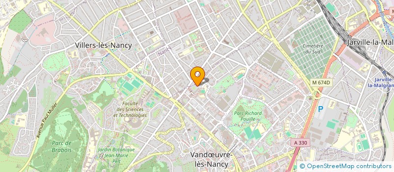 localisation de l'entreprise STANISLAS FINANCE IOB  VANDUVRE-LES-NANCY