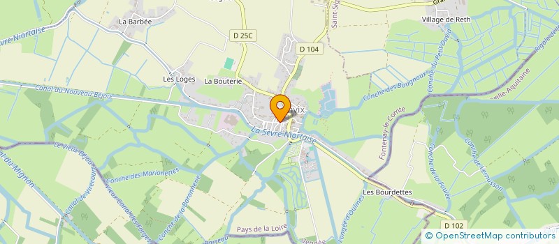 localisation de l'entreprise STANISLAS FONTENEAU  DAMVIX