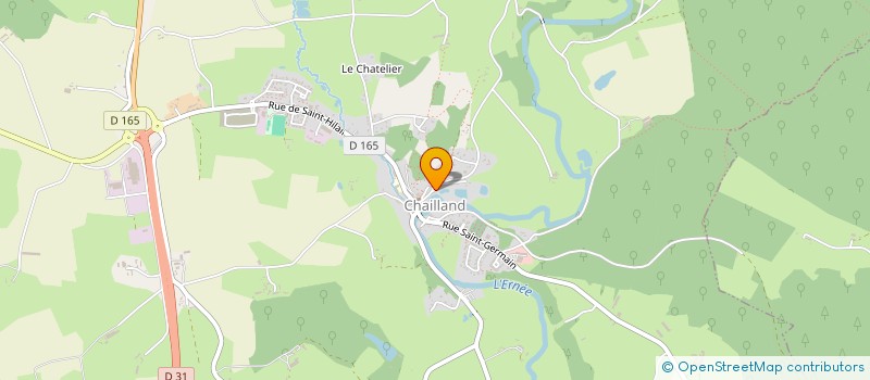 localisation de l'entreprise STANISLAS TERTRAIS  CHAILLAND