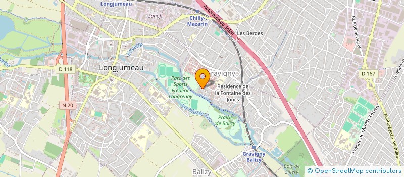 localisation de l'entreprise STANIX GROUP  CHILLY-MAZARIN