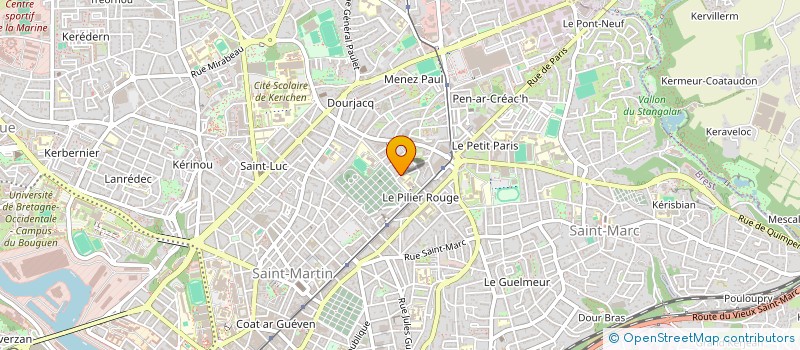 localisation de l'entreprise STANK à BREST