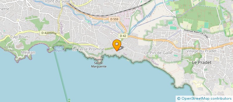 localisation de l'entreprise STANKIN  LE PRADET