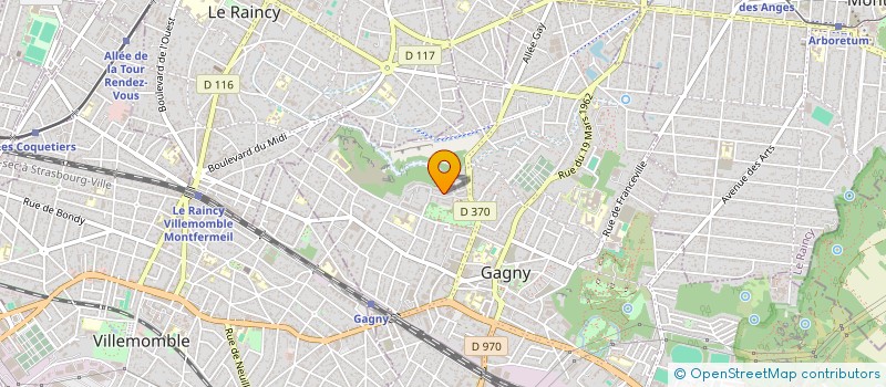 localisation de l'entreprise STANKOVIC  GAGNY