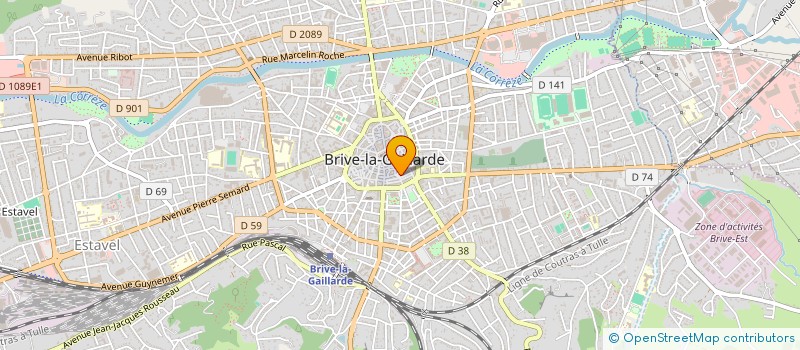 localisation de l'entreprise STANLAUR à BRIVE-LA-GAILLARDE