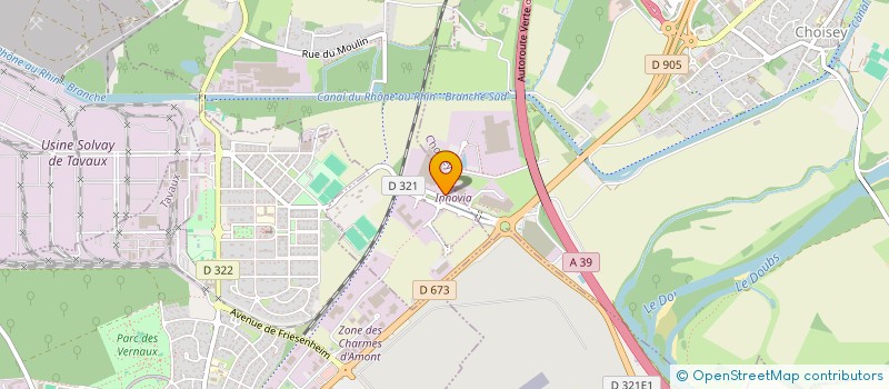 localisation de l'entreprise STANLEY BLACK & DECKER DISTRIBUTION  DAMPARIS