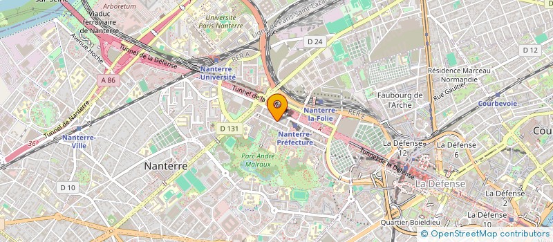 localisation de l'entreprise STANLEY IDESS à NANTERRE