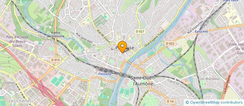 localisation de l'entreprise STANLEY SERRURIER SECURITE  PONTOISE