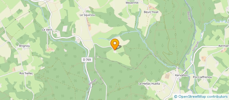 localisation de l'entreprise STANLEY STONE BRETAGNE  HUELGOAT