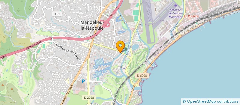 localisation de l'entreprise STANLO  MANDELIEU-LA-NAPOULE