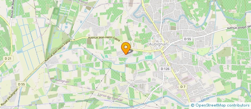 localisation de l'entreprise STANLO D'ANDREA  AUBIGNAN