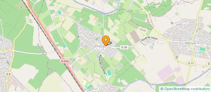 localisation de l'entreprise STANLU  ELNE