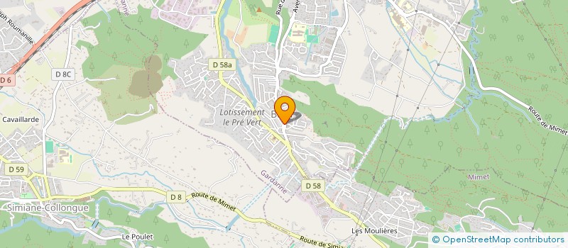 localisation de l'entreprise STANNA à GARDANNE