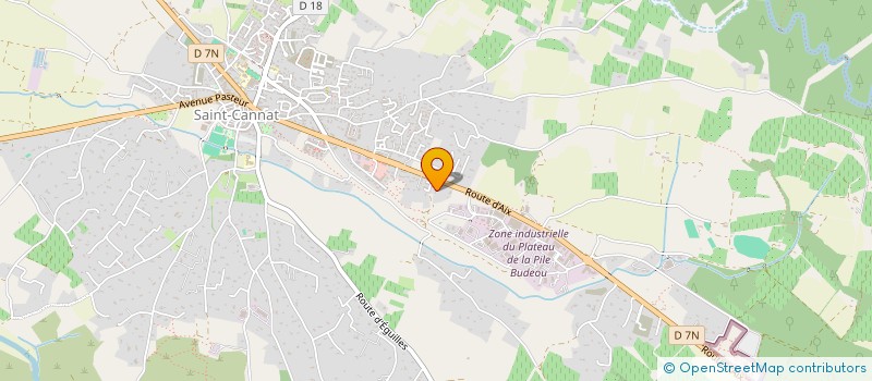 localisation de l'entreprise STANNAC à SAINT-CANNAT
