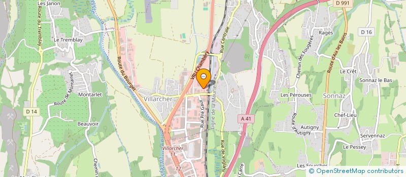 localisation de l'entreprise STANOAH DE SAVOIE  PUGNY-CHATENOD