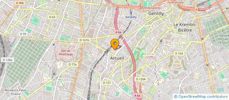 localisation de l'entreprise STANSO à ARCUEIL