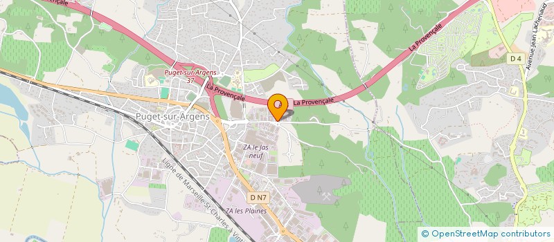 localisation de l'entreprise STANSOL  PUGET-SUR-ARGENS